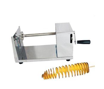 PSC0001 Stainless Steel Potato Slicer Cutter Machine - Silver in UAE