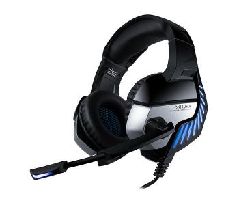 Express Delivery - Onikuma K5 Pro Wired Stereo Gaming Over-Ear Headset with Microphone - Blue - ID 45668