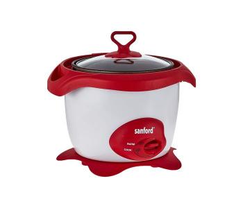 Sanford SF1159RC Rice Cooker 1L - Red And White in KSA