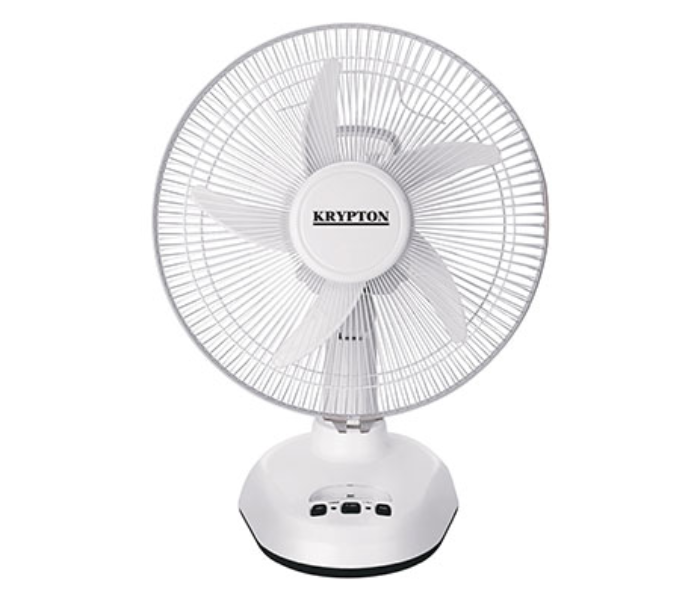 Krypton KNF6065 12” Rechargeable Fan White in UAE