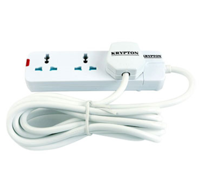 Krypton KNES5077 3 Way Extension Socket White in UAE