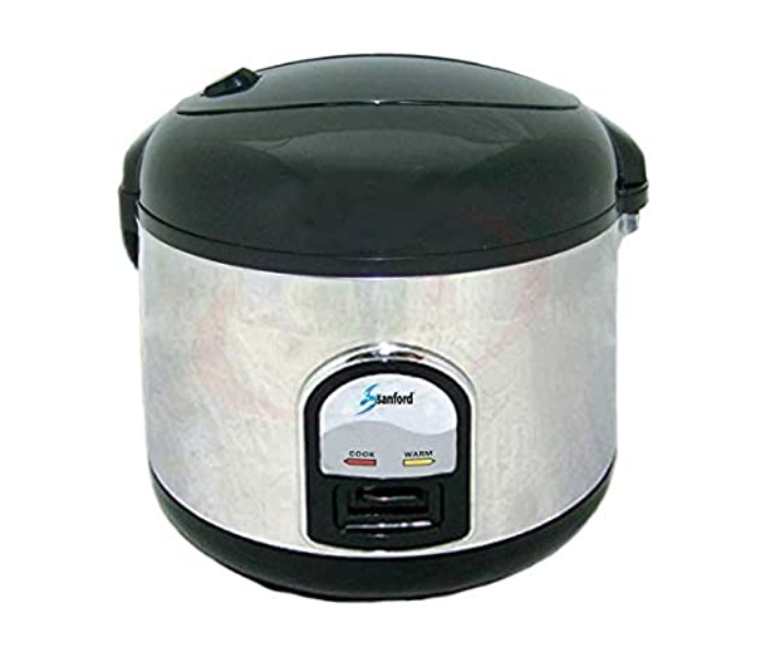 Sanford SF1150RC 1.8 Litre Stainless Steel Rice Cooker - Black And Silver in UAE