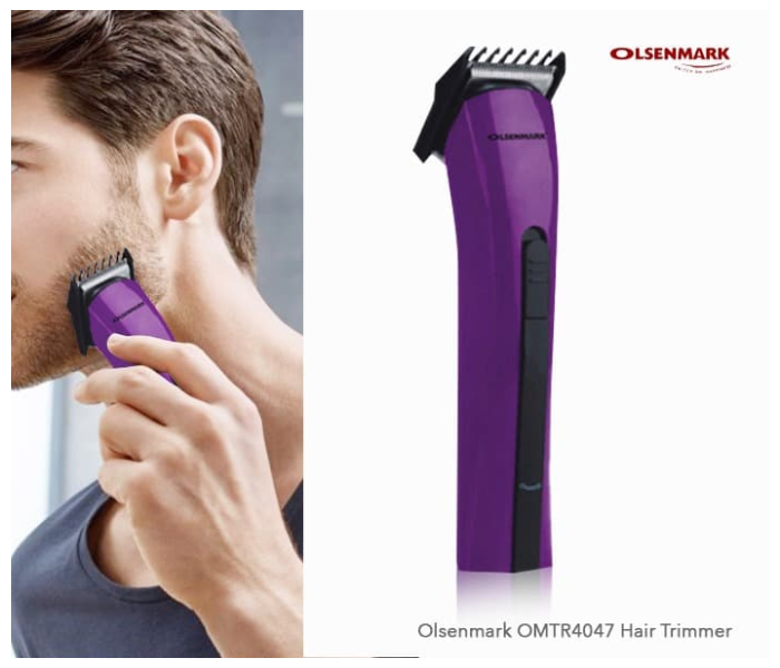 Express Delivery - Olsenmark OMTR4047 Hair and Beard Trimmer - Violet - ID 4923