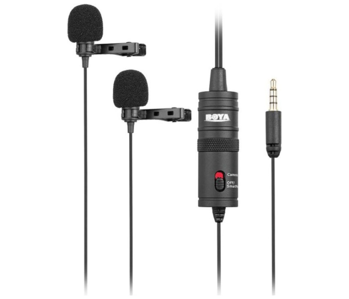 Boya LU-D5707 BY-M1DM TikTok Omni-Directional Lavalier Microphone Black in UAE