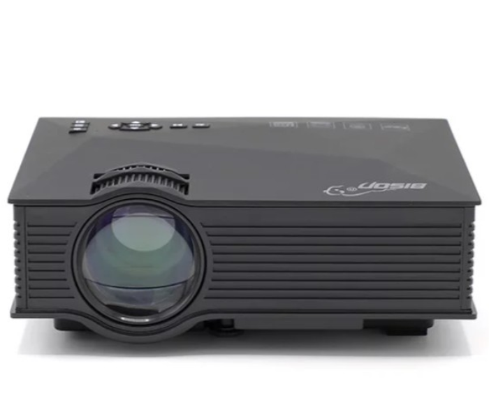 Express Delivery - Bison BS-46 Entertainment HD LED Projector with Wi-Fi Black - ID 25296