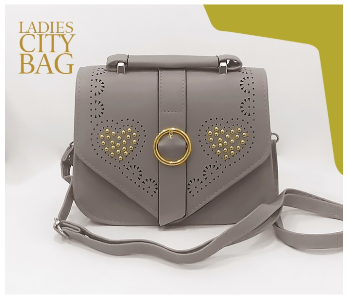 Victoria Mini City Design Beautiful Sling Bag For Women - Grey in KSA