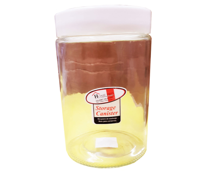 Home Pro 1200m Litre Round Shape Cookie Jar And Food Storage Glass in UAE