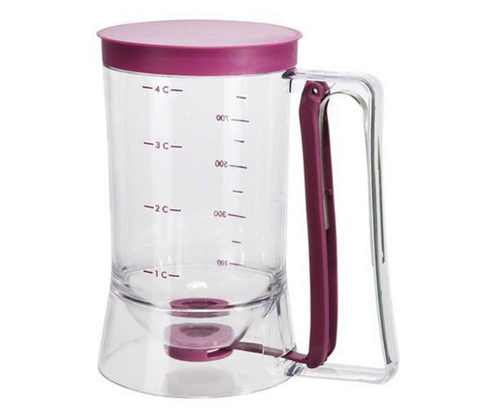 Generic 2409769 Batter Dispenser Cream Seperator Measuring Cup Baking Tools For Cakes Pink in UAE