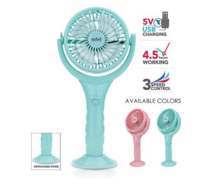 New Arrivals For Sanford SF936HFN USB Hand Fan 4 Watts -Pink - ID 50245