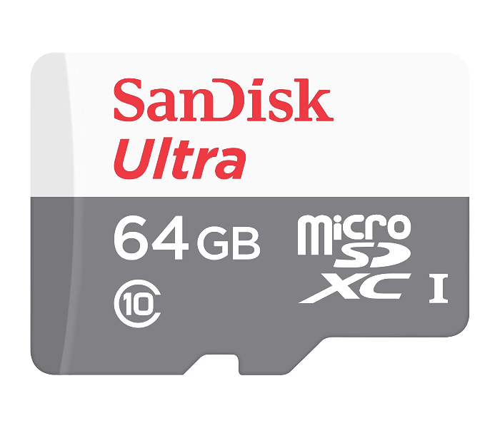 Express Delivery - SanDisk Ultra 64GB Micro SDXC Class 10 UHS-I Memory Card - 80MB/s - ID 49548