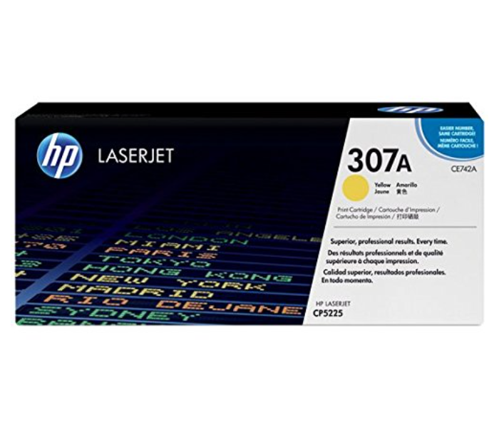 Express Delivery - HP 307A CE742 LaserJet Toner Cartridge Original Yellow group - ID 49810