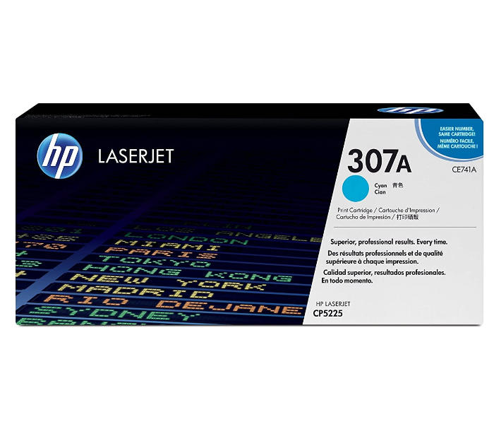 Express Delivery - HP 307A CE741 LaserJet Toner Cartridge Original Cyan group - ID 49811