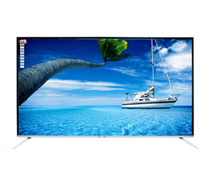 Express Delivery - Geepas GLED6538SEUHD 65 inches 4K UHD Smart LED TV - Black - ID 48828