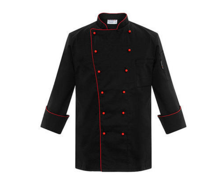 Express Delivery - Nafoura Chef Coat - Black - ID 49661