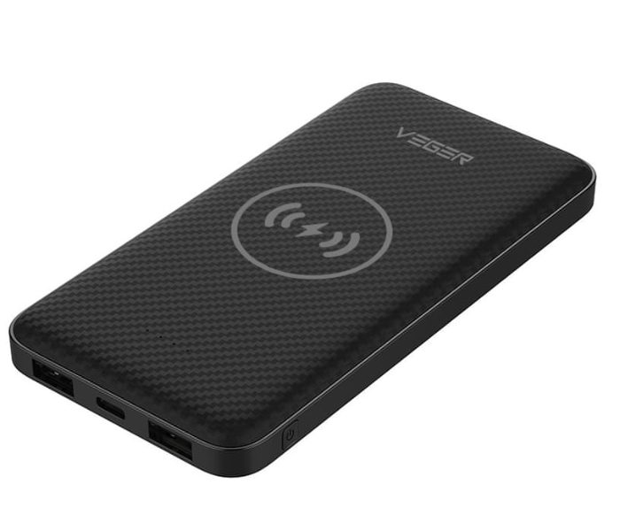 Express Delivery - Veger VP1027 20000 mAh  Heavy Duty Genuine Quality Power Bank - Black - ID 49727