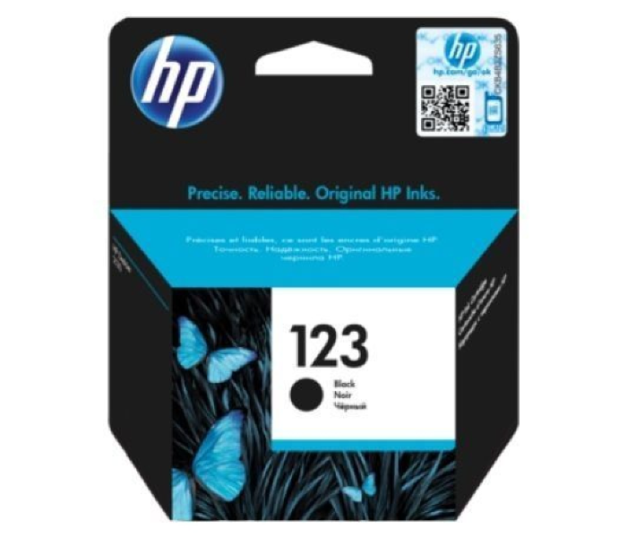 Express Delivery - HP 123 Ink Cartridge Original Black - ID 49558
