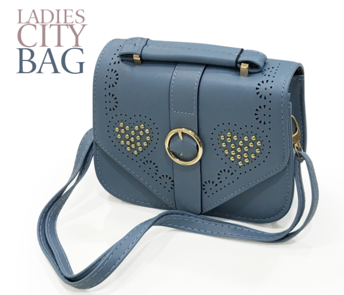 Victoria Mini City Design Beautiful Sling Bag For Women -Blue in KSA