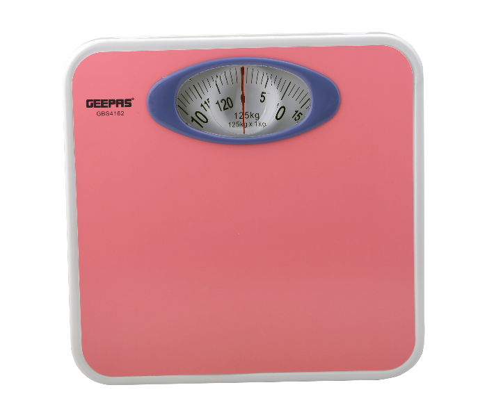 Geepas GBS4162 Mechanical Weighing Scale With Height And Weight Index Display - Pinky Beige in UAE