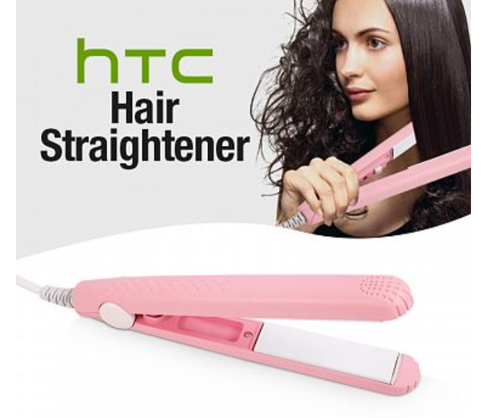 HTC-8812-HS 20 Watts Ceramic Plated Mini Hair Straightener - Assorted in KSA