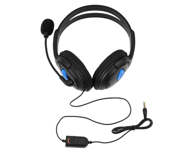 Wired Gaming Headset For P4 - Black in OMAN