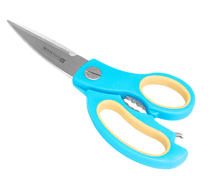 Royalford RF2190-S 3 In 1 Kitchen Scissors - Blue in UAE
