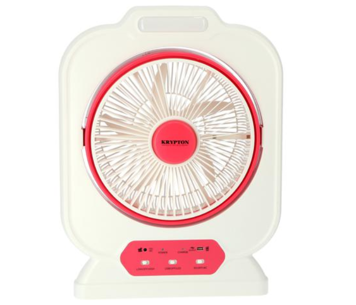 Krypton KNF111 12” Rechargeable Box Fan White in UAE