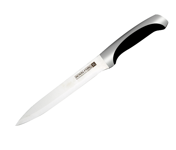 Royalford RF1803-SK 8-inch Slicer Knife - Silver in UAE