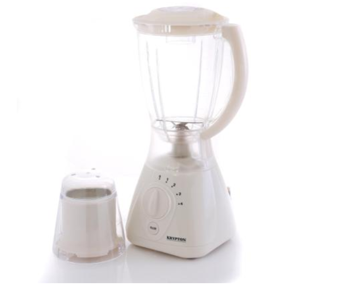 Krypton KNB6013 2 In1 Blender Jar & Mill 4 Speed - White in UAE