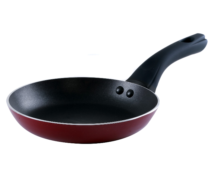 Royalford RF1258FP18 18cm 3 Layer Non-Stick Fry Pan - Red in UAE