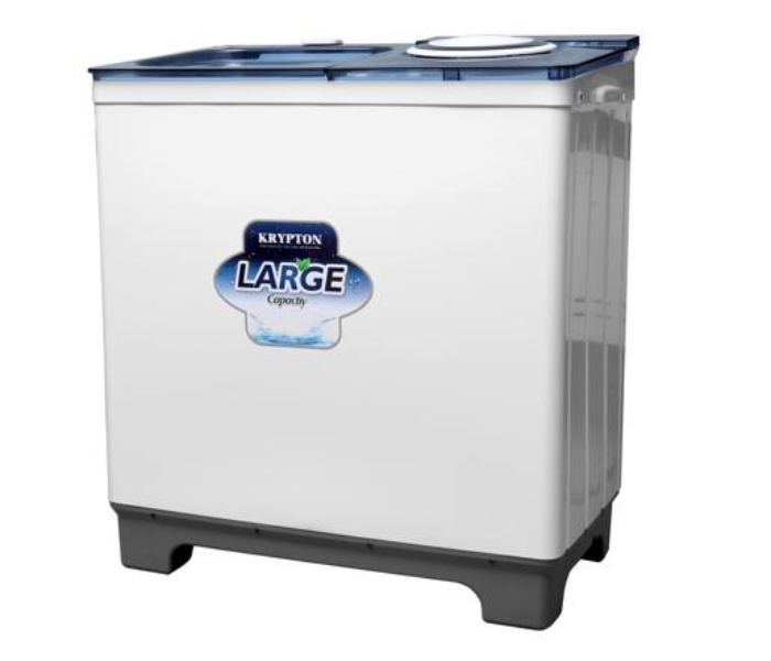 Krypton KNSWM6186 9.8 Kg Semi-Automatic Washing Machine White in UAE