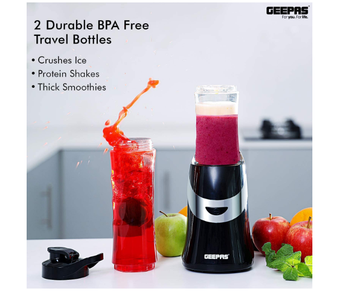 Geepas GSB44020 Personal Blender Smoothie Milkshake Maker - Transparent in UAE