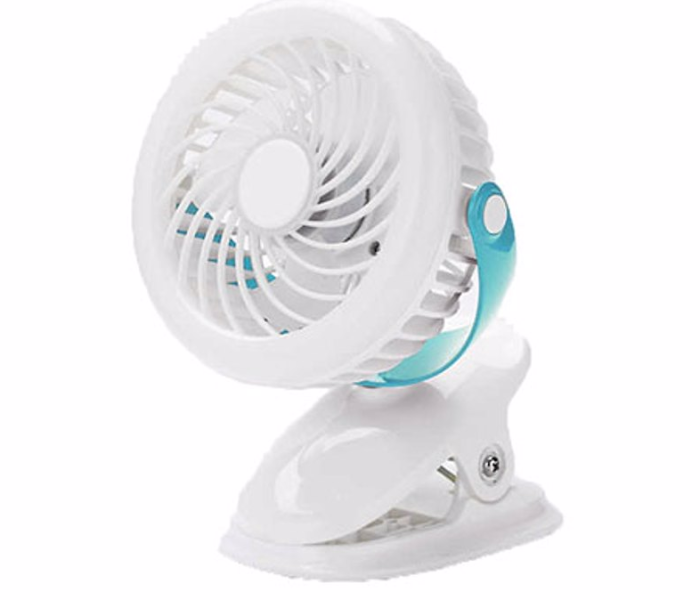 Geepas GF21137 2in1 Rechargeable Clip Fan With LED Light in UAE