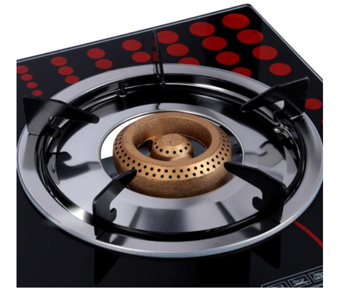 New Arrivals For Krypton KNGC6002 Double Burner Stainless Steel Gas Stove with Glass Top - ID 17815