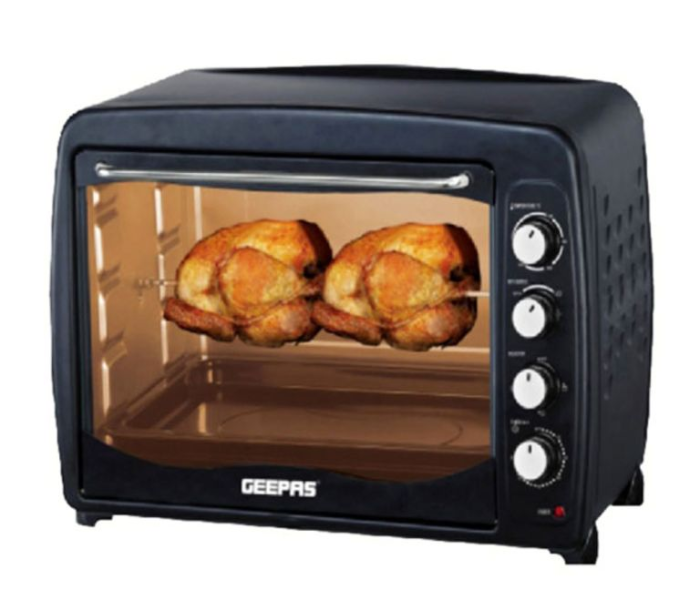 Geepas GO4459 2000W Electric Oven With Rotisserie - Black in UAE