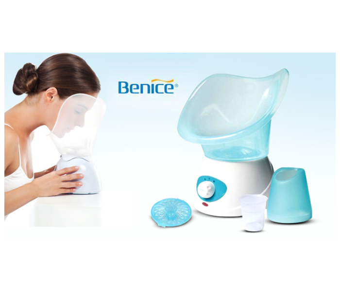 Benice Facial Steamer 100 W -Blue And White in UAE