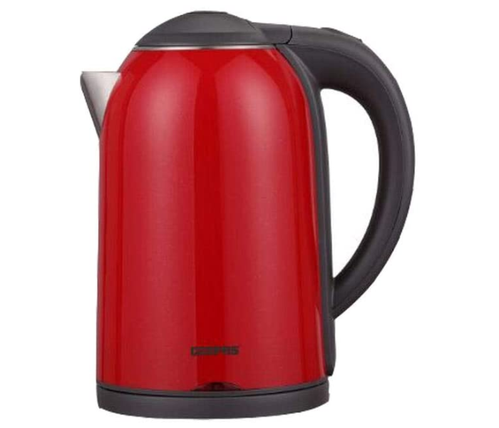 Geepas GK38013 1.7L Double Layer Electric Kettle - Red in UAE