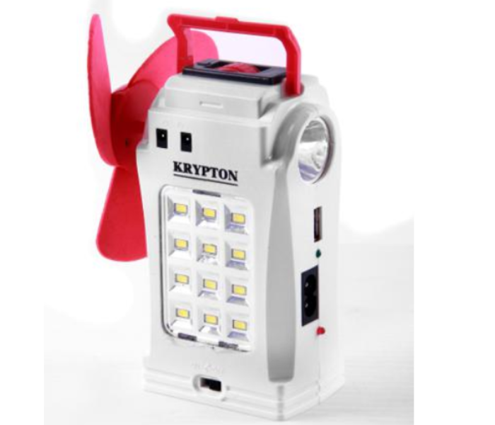 Krypton KNE5061 All In One LED Emergency Light - White And Red in UAE