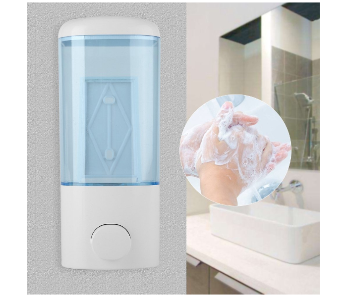 IN-HOUSE SD-2001 Wall Mounted Plastic Soap Dispenser - 400 ML in UAE