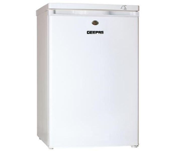 Geepas GRFU1206 120L Upright Freezer - White in UAE