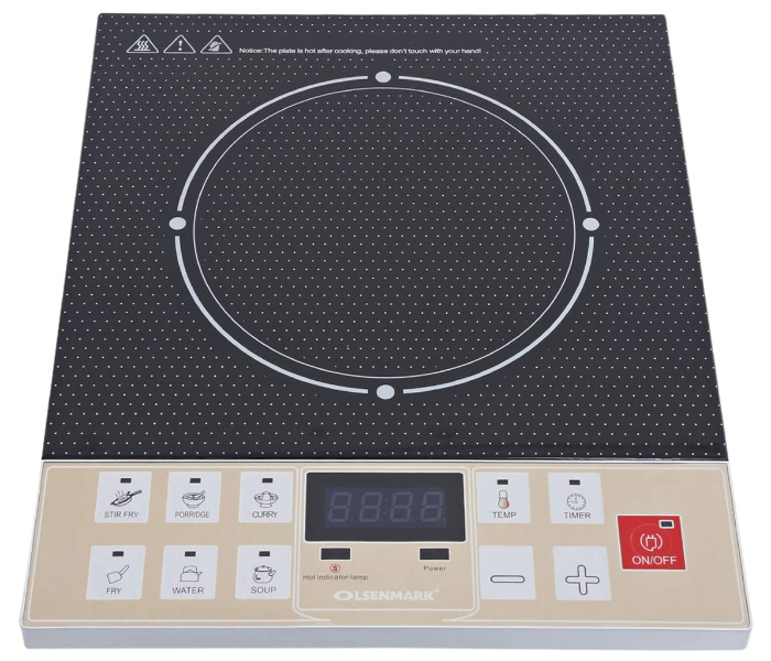 Olsenmark OMIC2092 2000W Infrared Cooker - Black & White in KSA