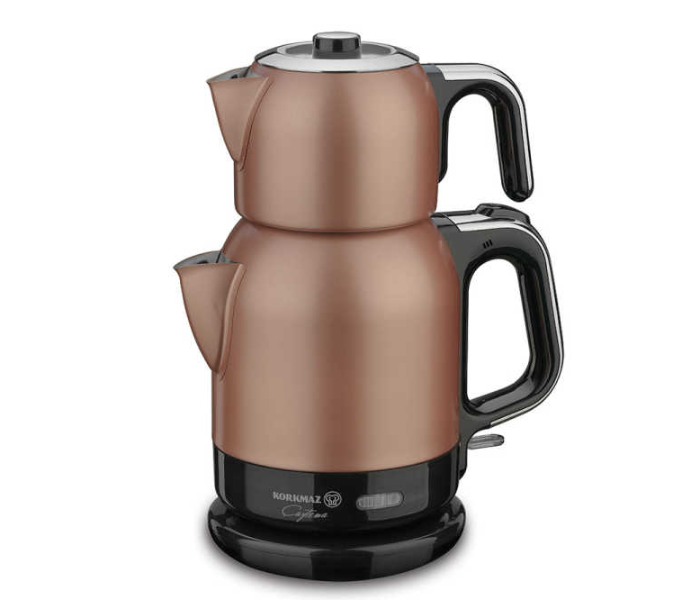 Express Delivery - Korkmaz KO A331 02 Caytema Electric Tea Pot Set Rose Gold - ID 59600