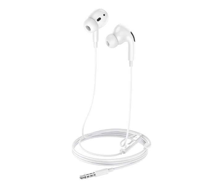 Pro Wired Earphone With Mic - White in KSA