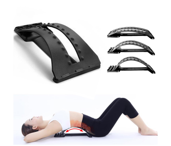 Jongo Magic Back Support Multi Level Back Stretching Device - Black in UAE