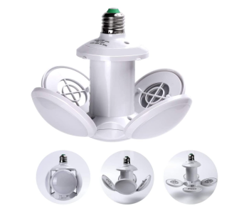 Express Delivery - Vooten E26-E27 40 Watts with 4 Adjustable Panels Football UFO Lights - White - ID 61536