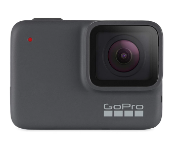 GoPro Hero7 Waterproof Action Camera With Touch Screen 4K Ultra HD Video 12MP Photos And 720p Live Streaming Stabilization - Silver in UAE