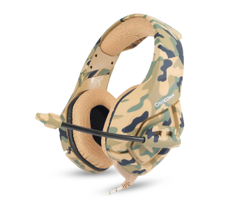 Onikuma K1B Stereo Gaming Headset With Mic - Camouflage Yellow in OMAN