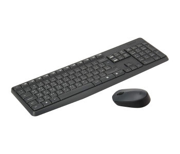 Express Delivery - Logitech MK235 Wireless Keyboard and Mouse Combo - Black - ID 61666