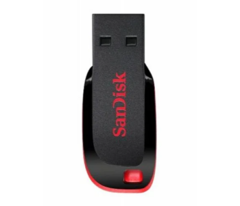 Express Delivery - SanDisk Cruzer Blade 128 GB USB 2.0 Flash Drive Black - ID 60060