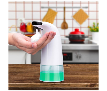 Express Delivery - Automatic Touchless Induction Foam Liquid Soap Dispenser with Infrared Sensor Hand Wash - ID 60052