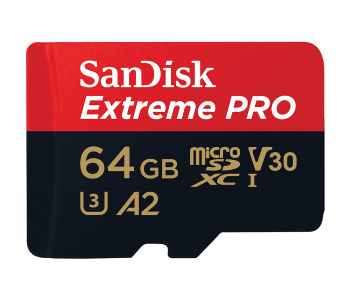 Express Delivery - Sandisk SDSQXCY-064G-GN6MA 64GB Extreme Pro Micro SDXC Memory Card - ID 60411